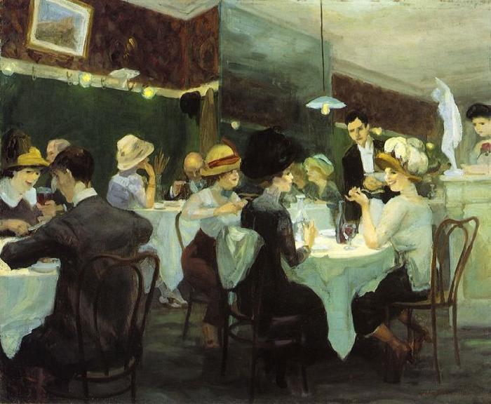 John French Sloan Renganeschi's Saturday Night (1912) by John Sloan